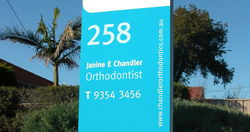 Chandler Orthodontics Street Sign